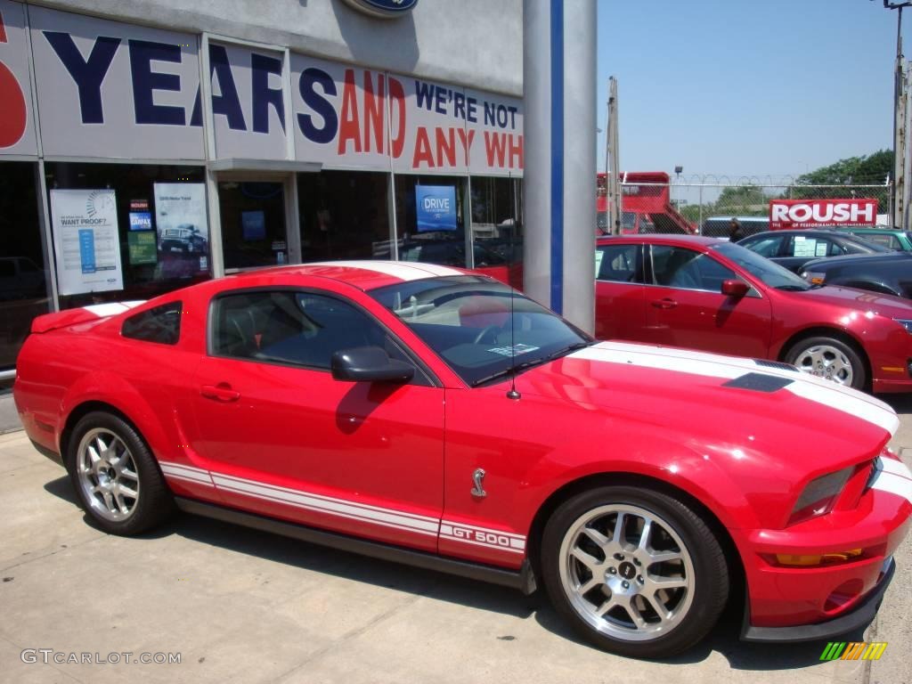 2007 Mustang Shelby GT500 Coupe - Torch Red / Black/Red photo #1