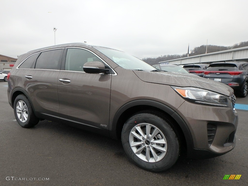 Dragon Brown 2019 Kia Sorento LX AWD Exterior Photo #131084584