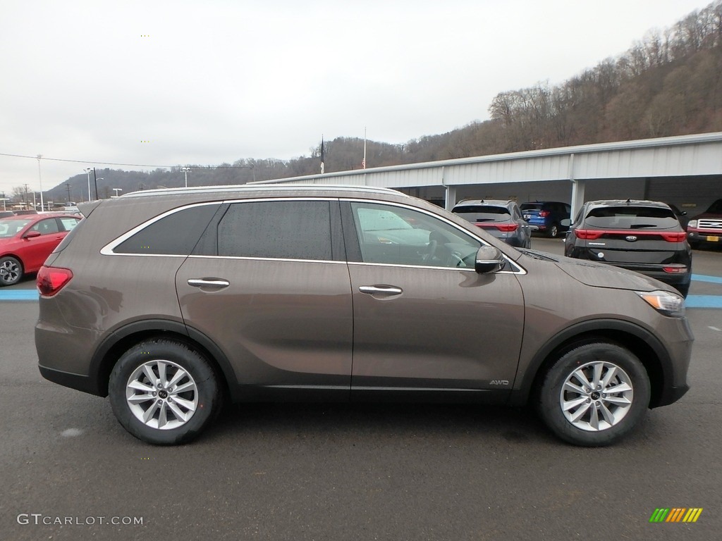 Dragon Brown 2019 Kia Sorento LX AWD Exterior Photo #131084605