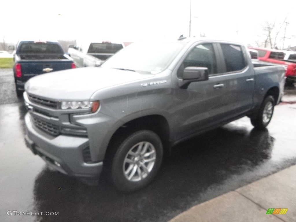 2019 Silverado 1500 RST Crew Cab 4WD - Satin Steel Metallic / Jet Black photo #10