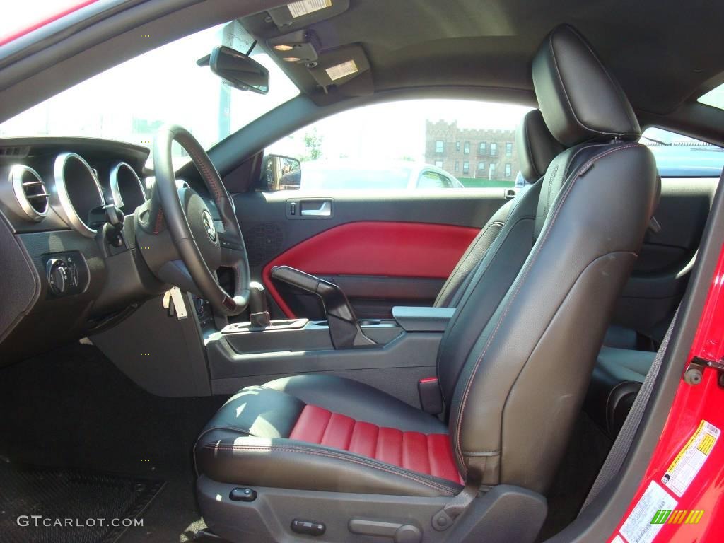 2007 Mustang Shelby GT500 Coupe - Torch Red / Black/Red photo #14