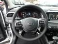 Satin Black 2019 Kia Sorento LX AWD Steering Wheel