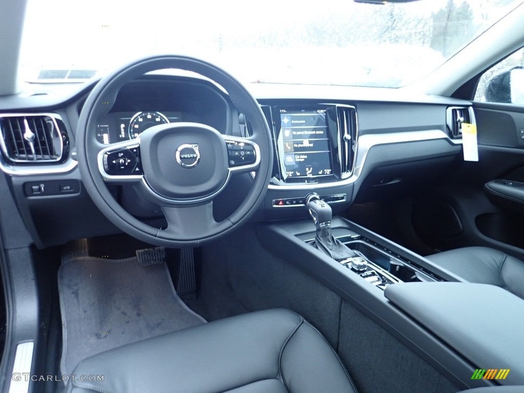 Charcoal Interior 2019 Volvo S60 T6 AWD Momentum Photo #131086273
