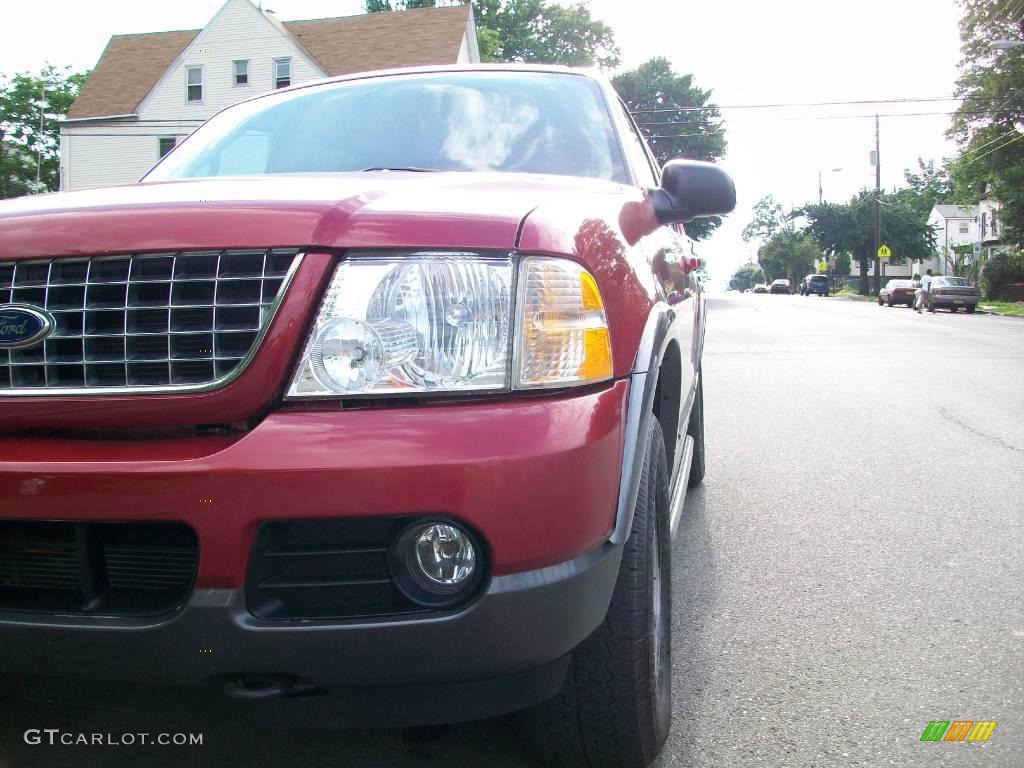 2004 Explorer XLT 4x4 - Redfire Metallic / Medium Parchment photo #5