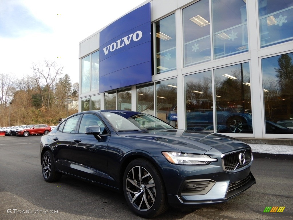 2019 Denim Blue Metallic Volvo S60 T6 AWD Momentum 131072739 Photo 2