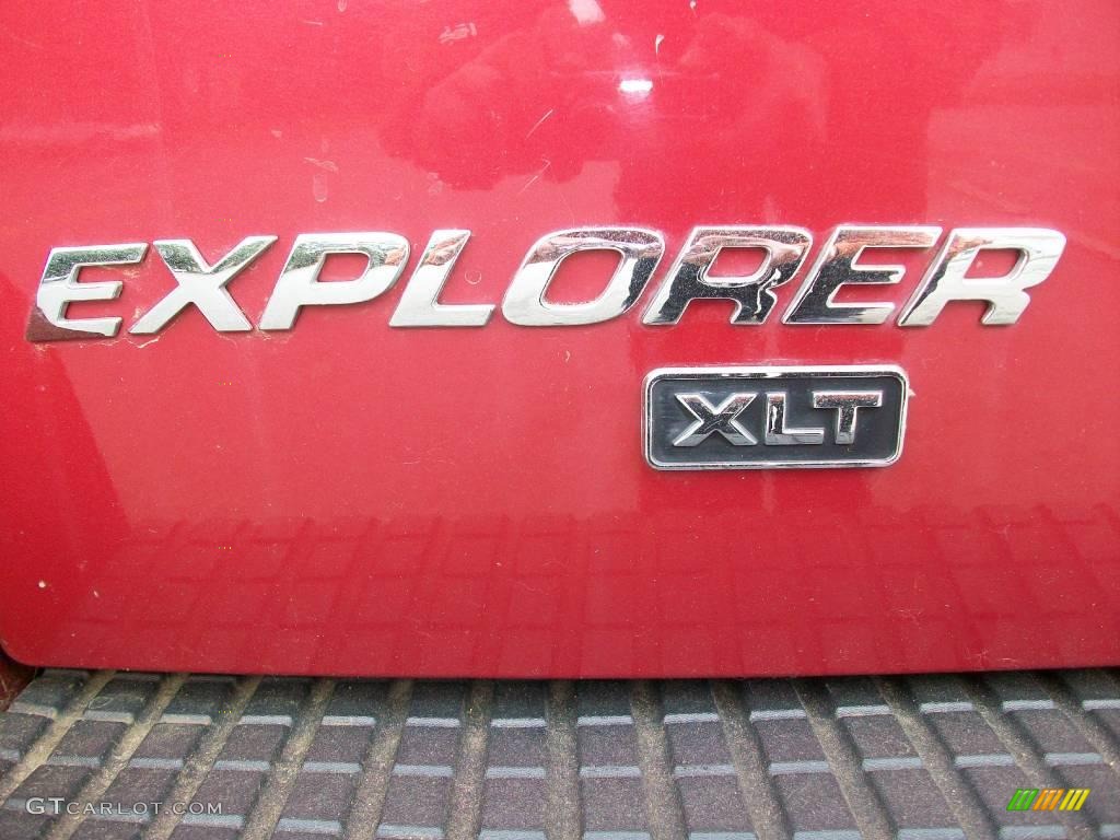 2004 Explorer XLT 4x4 - Redfire Metallic / Medium Parchment photo #17