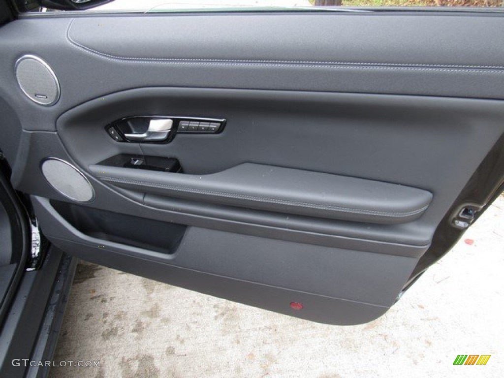 2019 Land Rover Range Rover Evoque Convertible HSE Dynamic Ebony Door Panel Photo #131088286