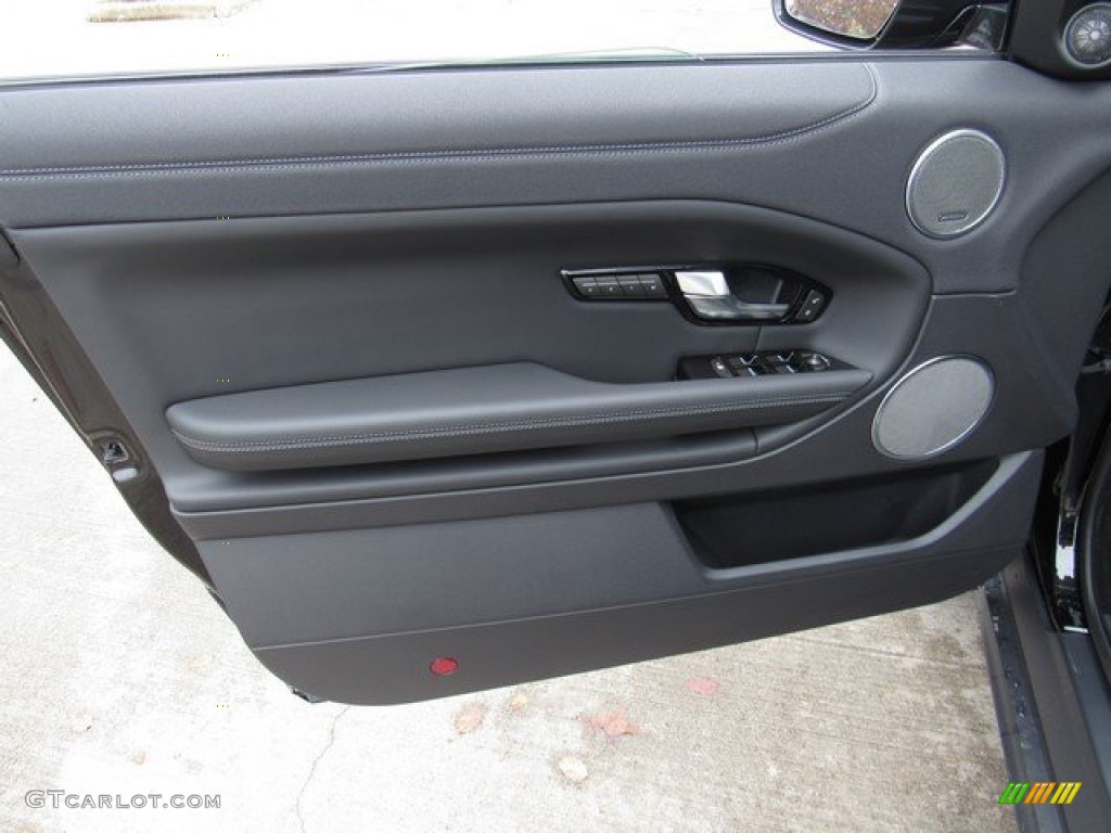 2019 Land Rover Range Rover Evoque Convertible HSE Dynamic Ebony Door Panel Photo #131088304