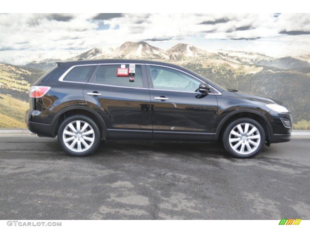 2010 CX-9 Grand Touring AWD - Brilliant Black / Black photo #2