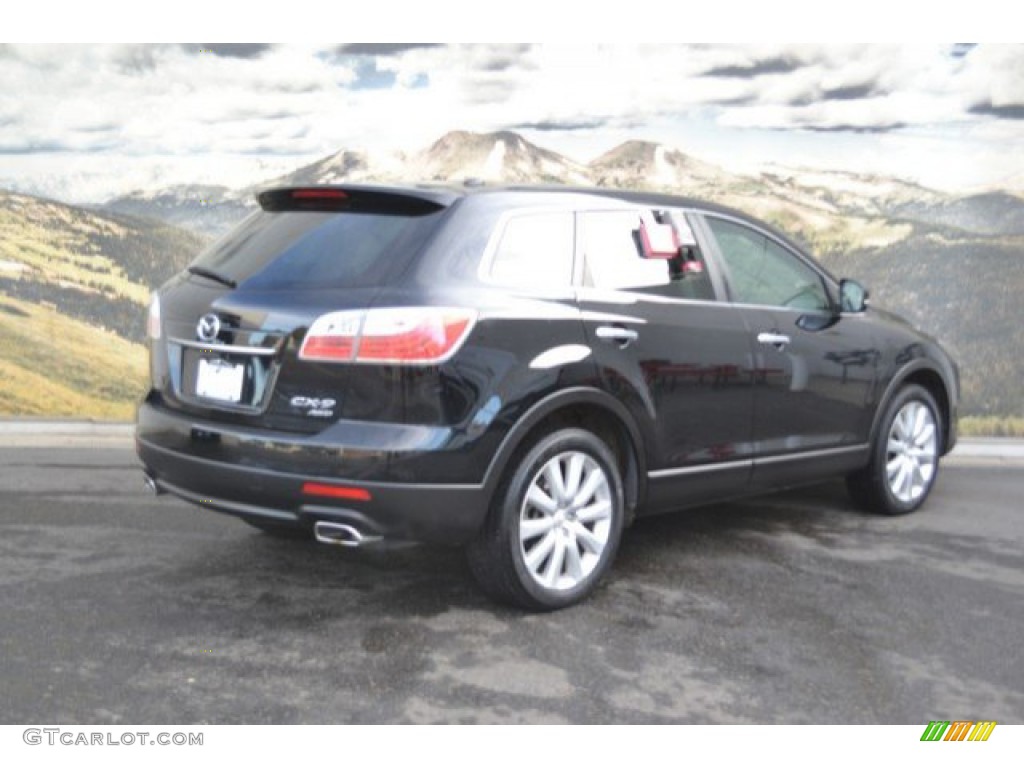 2010 CX-9 Grand Touring AWD - Brilliant Black / Black photo #3