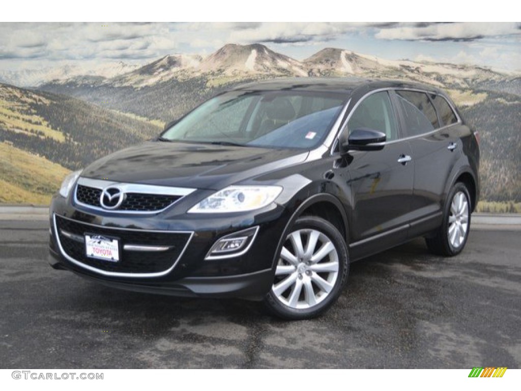 2010 CX-9 Grand Touring AWD - Brilliant Black / Black photo #5