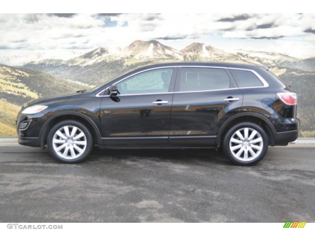 2010 CX-9 Grand Touring AWD - Brilliant Black / Black photo #6