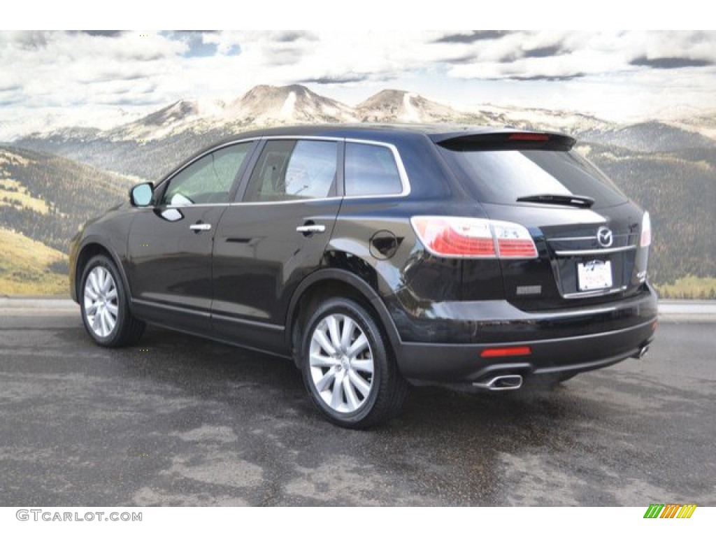 2010 CX-9 Grand Touring AWD - Brilliant Black / Black photo #8