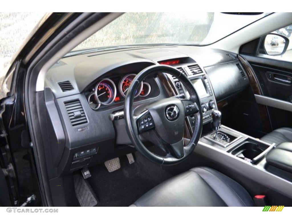 2010 CX-9 Grand Touring AWD - Brilliant Black / Black photo #10