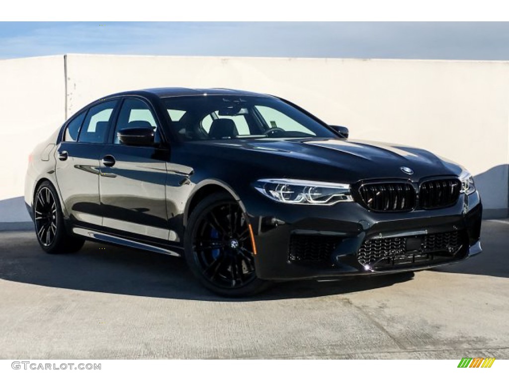 Black Sapphire Metallic 2019 BMW M5 Competition Exterior Photo #131094746