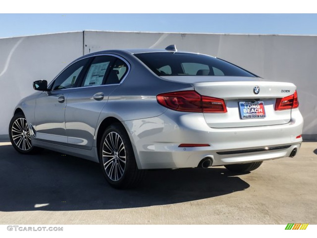 2019 5 Series 530i Sedan - Glacier Silver Metallic / Black photo #2