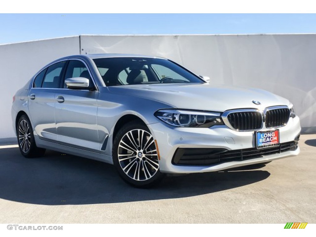 2019 5 Series 530i Sedan - Glacier Silver Metallic / Black photo #12
