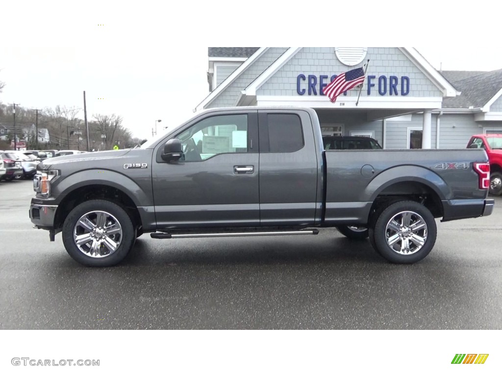 2019 F150 XLT SuperCab 4x4 - Magnetic / Earth Gray photo #4