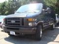 Dark Blue Pearl Metallic 2008 Ford E Series Van E250 Super Duty Commericial Extended