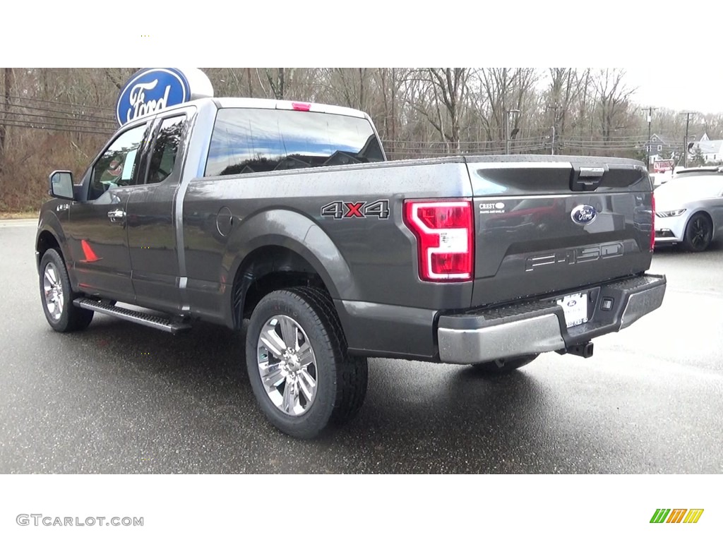 2019 F150 XLT SuperCab 4x4 - Magnetic / Earth Gray photo #5