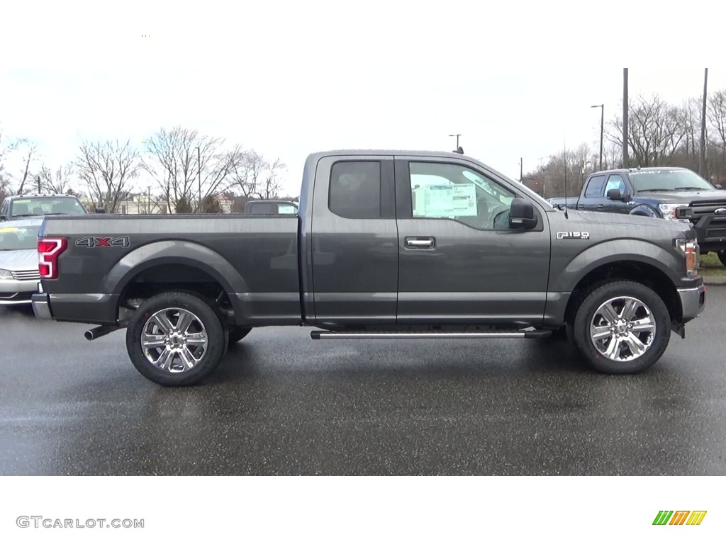 2019 F150 XLT SuperCab 4x4 - Magnetic / Earth Gray photo #8