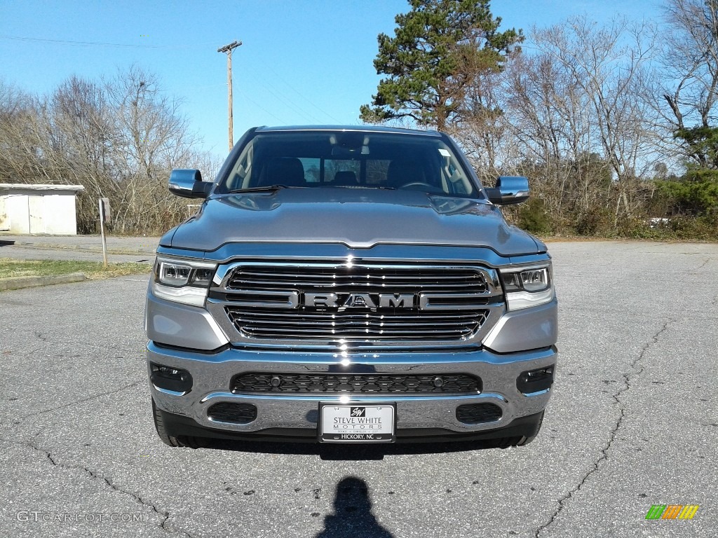 2019 1500 Laramie Crew Cab 4x4 - Billett Silver Metallic / Black photo #3
