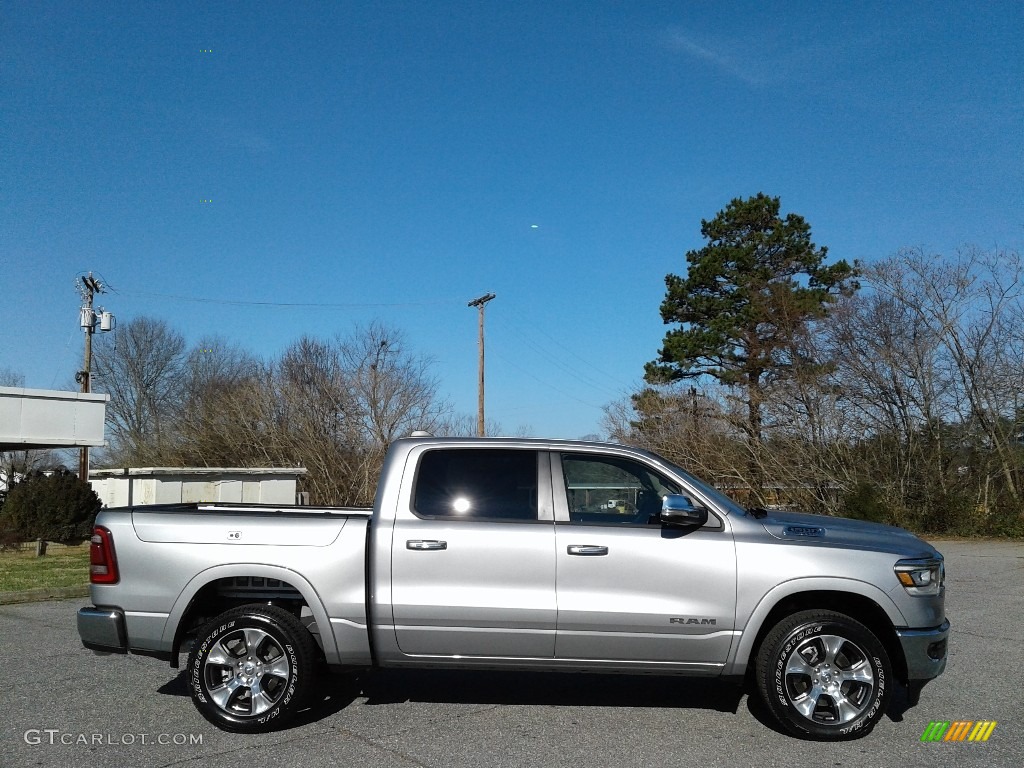 2019 1500 Laramie Crew Cab 4x4 - Billett Silver Metallic / Black photo #5