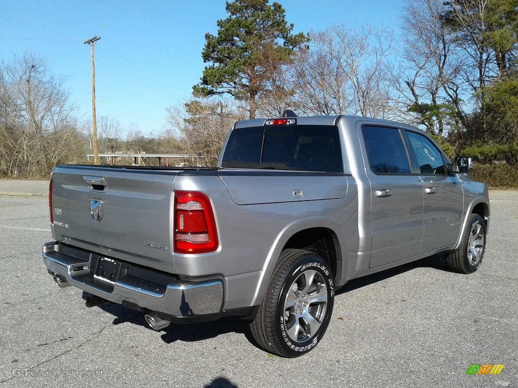 2019 1500 Laramie Crew Cab 4x4 - Billett Silver Metallic / Black photo #6