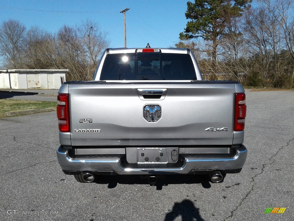 2019 1500 Laramie Crew Cab 4x4 - Billett Silver Metallic / Black photo #7