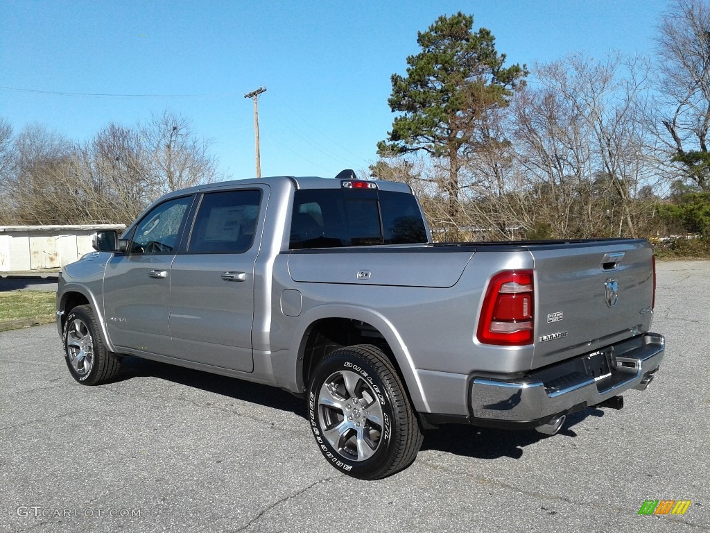 2019 1500 Laramie Crew Cab 4x4 - Billett Silver Metallic / Black photo #8