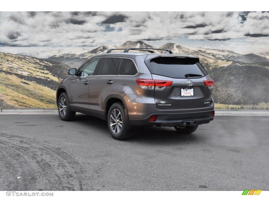 2019 Highlander XLE AWD - Predawn Gray Mica / Ash photo #3