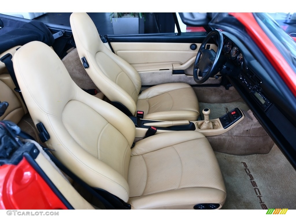 1996 Porsche 911 Carrera Cabriolet Front Seat Photo #131105239