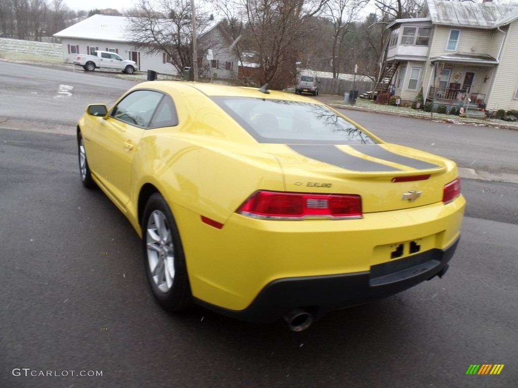 2014 Camaro LS Coupe - Bright Yellow / Black photo #7