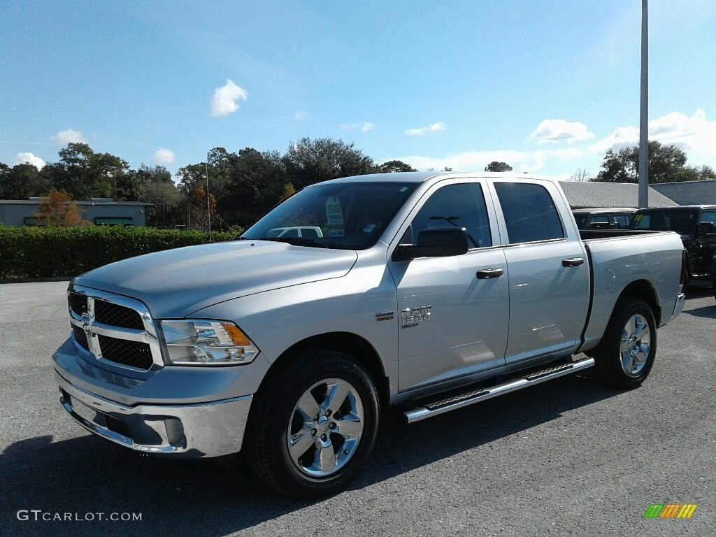 2019 1500 Classic Tradesman Crew Cab - Bright Silver Metallic / Black/Diesel Gray photo #1