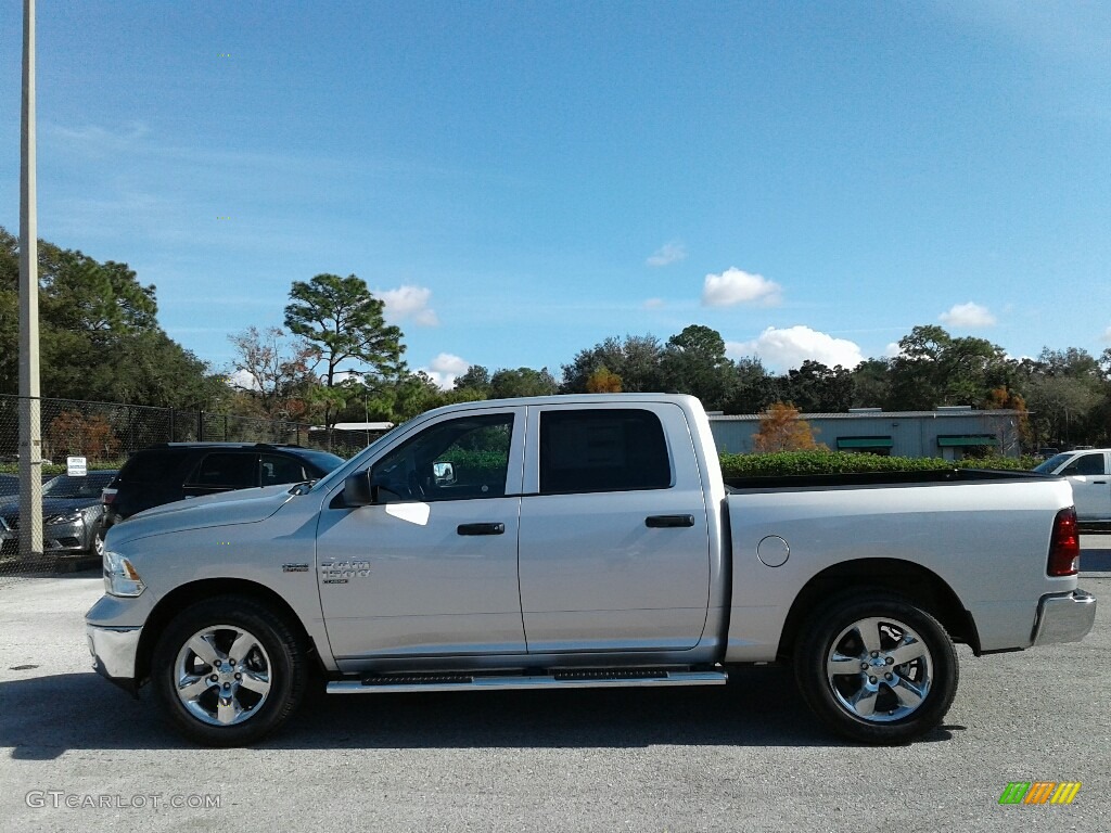 2019 1500 Classic Tradesman Crew Cab - Bright Silver Metallic / Black/Diesel Gray photo #2