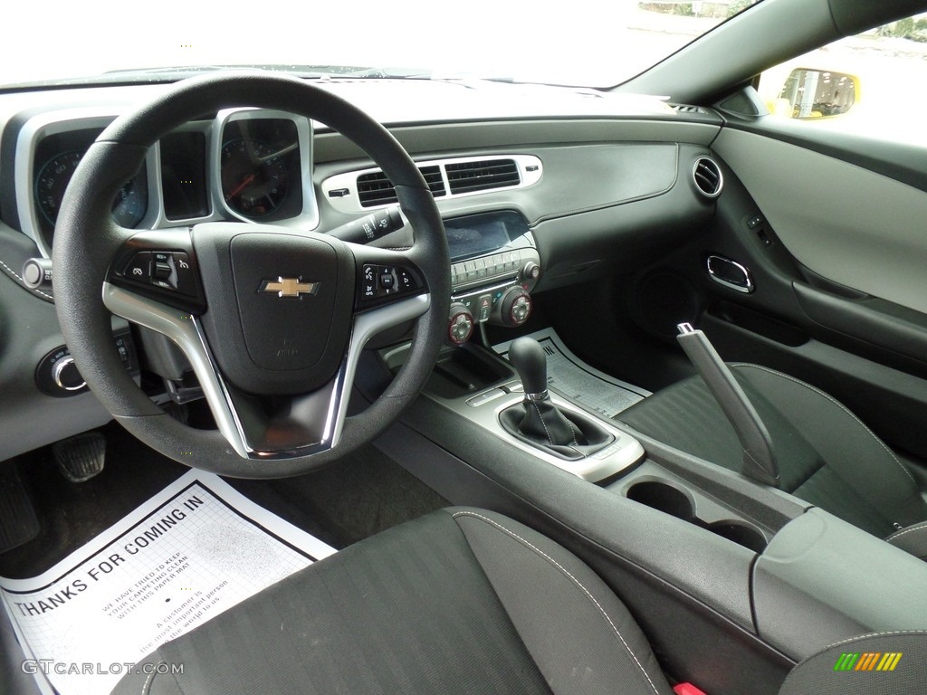 2014 Camaro LS Coupe - Bright Yellow / Black photo #14