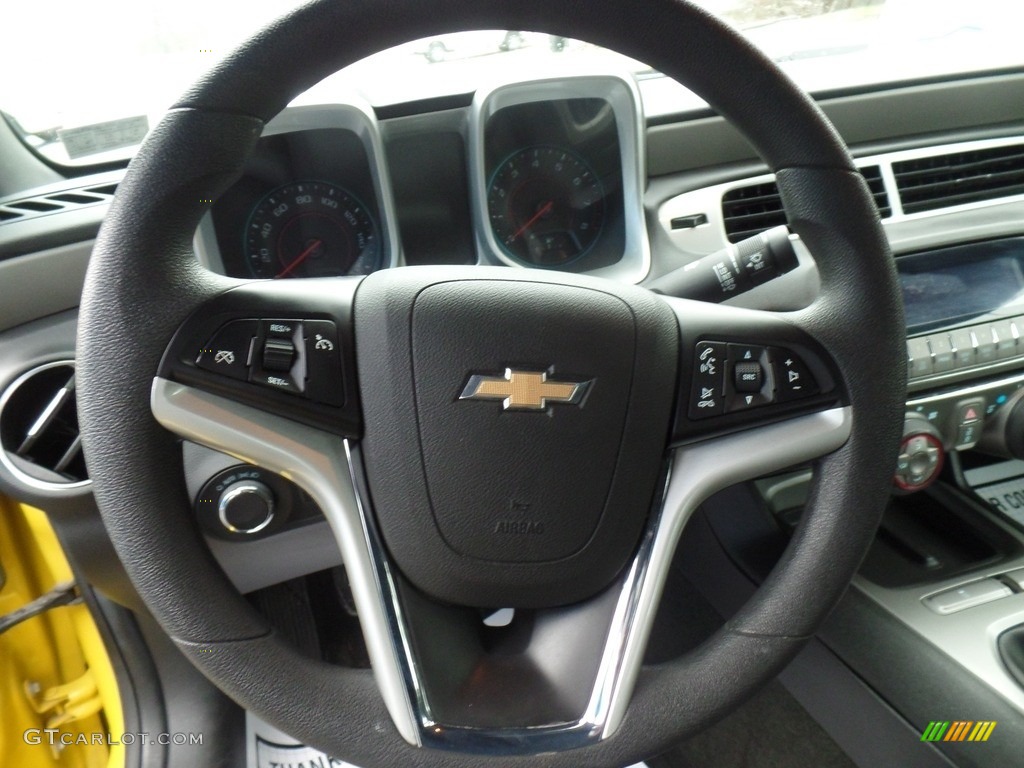 2014 Camaro LS Coupe - Bright Yellow / Black photo #16