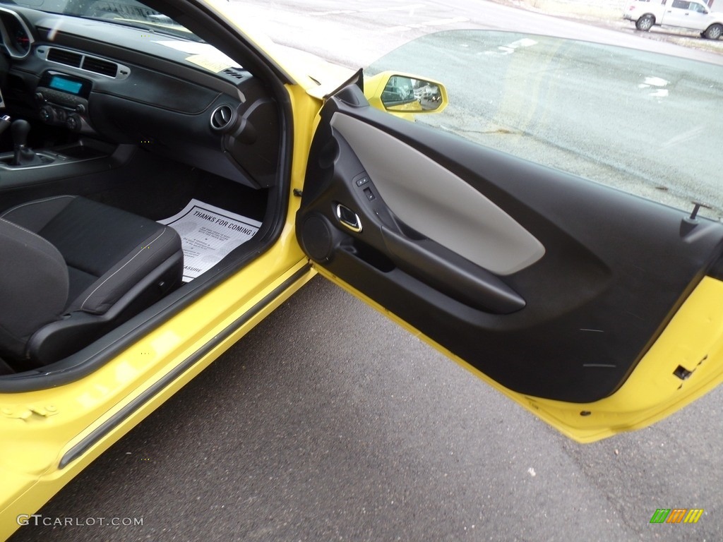 2014 Camaro LS Coupe - Bright Yellow / Black photo #22