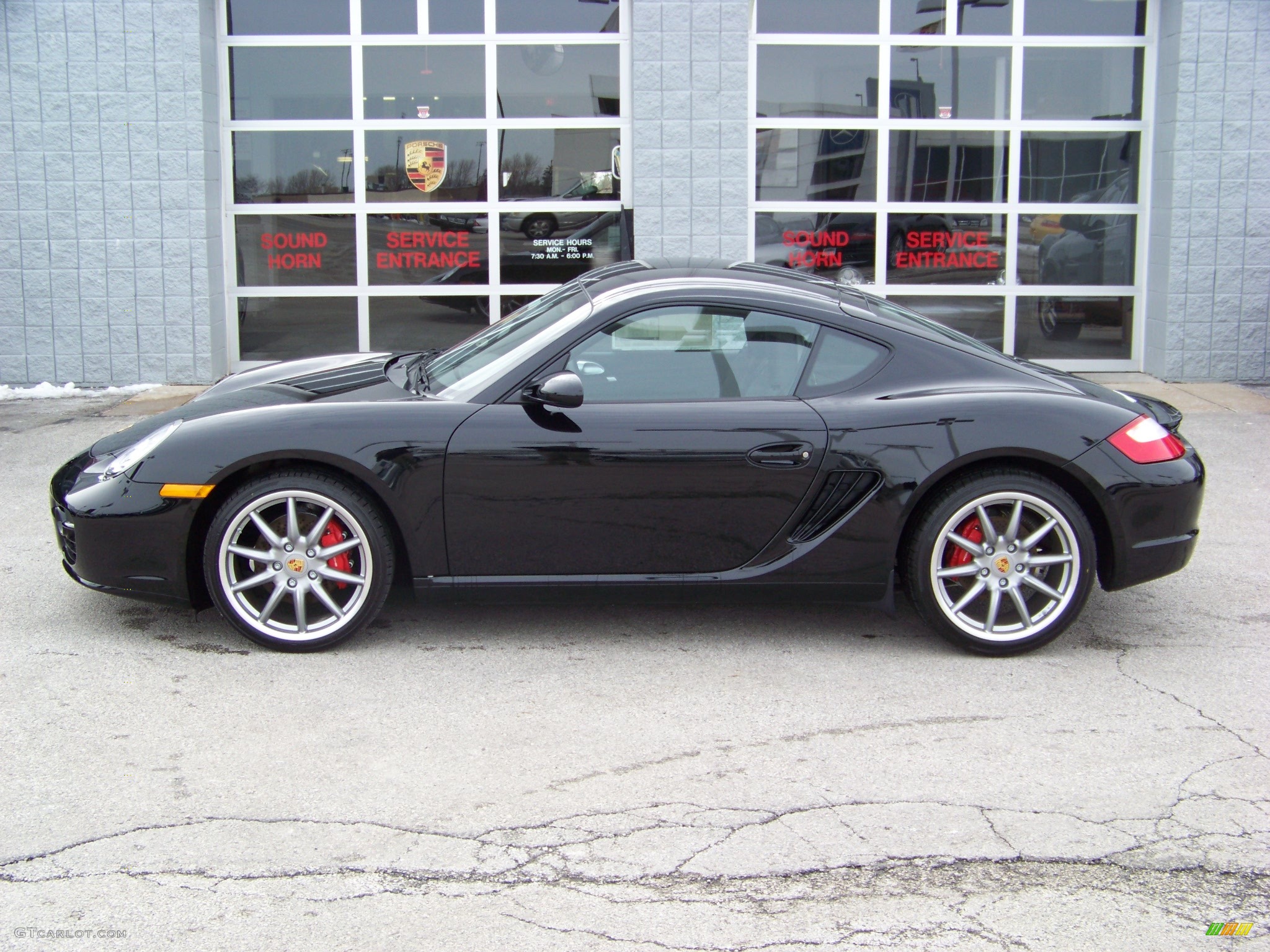 2008 Cayman S - Black / Black photo #10