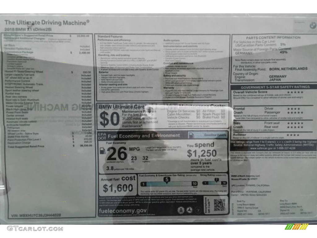 2019 X1 xDrive28i - Jet Black / Oyster/Black photo #10