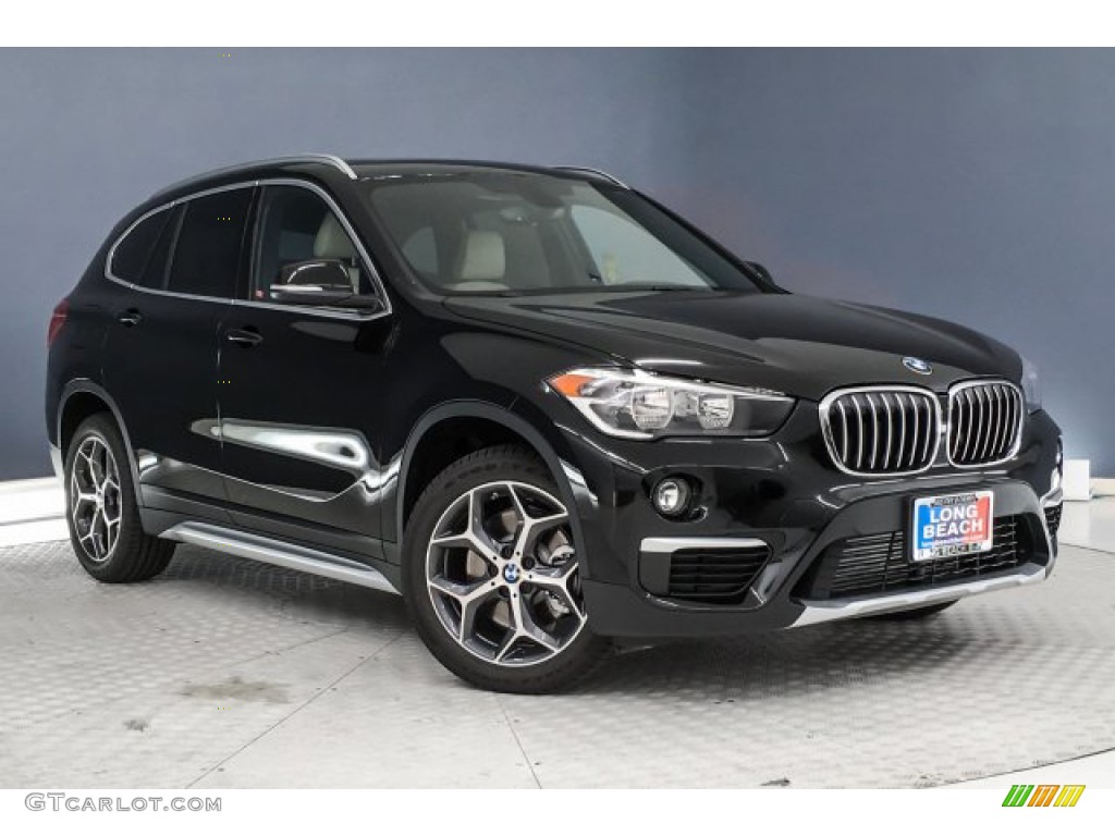 2019 X1 xDrive28i - Jet Black / Oyster/Black photo #12