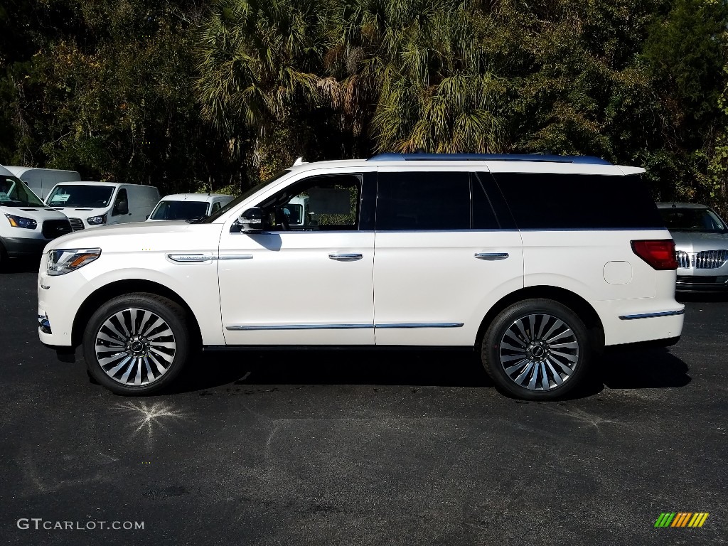 White Platinum Metallic Tri-Coat 2019 Lincoln Navigator Reserve 4x4 Exterior Photo #131109765