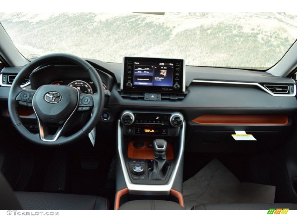2019 Toyota RAV4 Adventure AWD Black Dashboard Photo #131109885