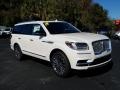 2019 White Platinum Metallic Tri-Coat Lincoln Navigator Reserve 4x4  photo #7