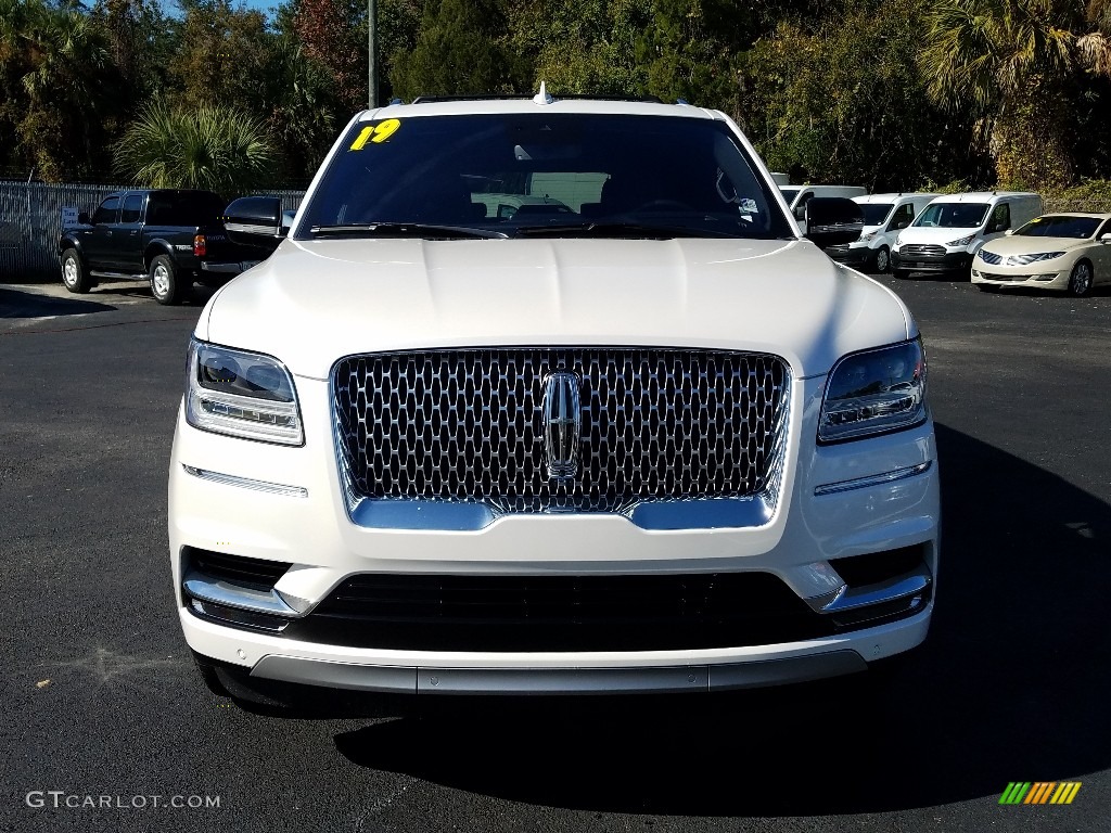 2019 Navigator Reserve 4x4 - White Platinum Metallic Tri-Coat / Ebony photo #8