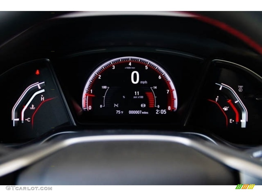 2019 Honda Civic Si Coupe Gauges Photo #131110143