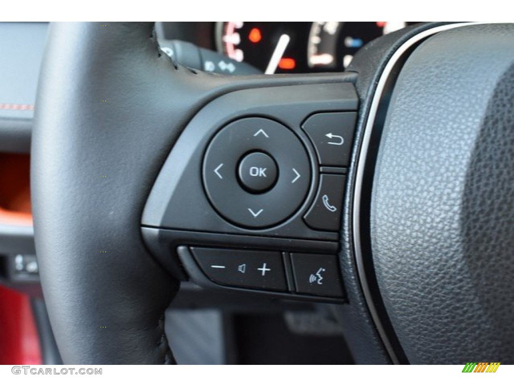 2019 Toyota RAV4 Adventure AWD Black Steering Wheel Photo #131110206