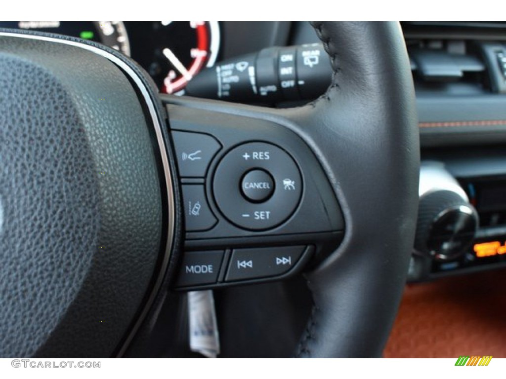 2019 Toyota RAV4 Adventure AWD Black Steering Wheel Photo #131110218