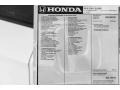 2019 Honda Civic Si Coupe Window Sticker