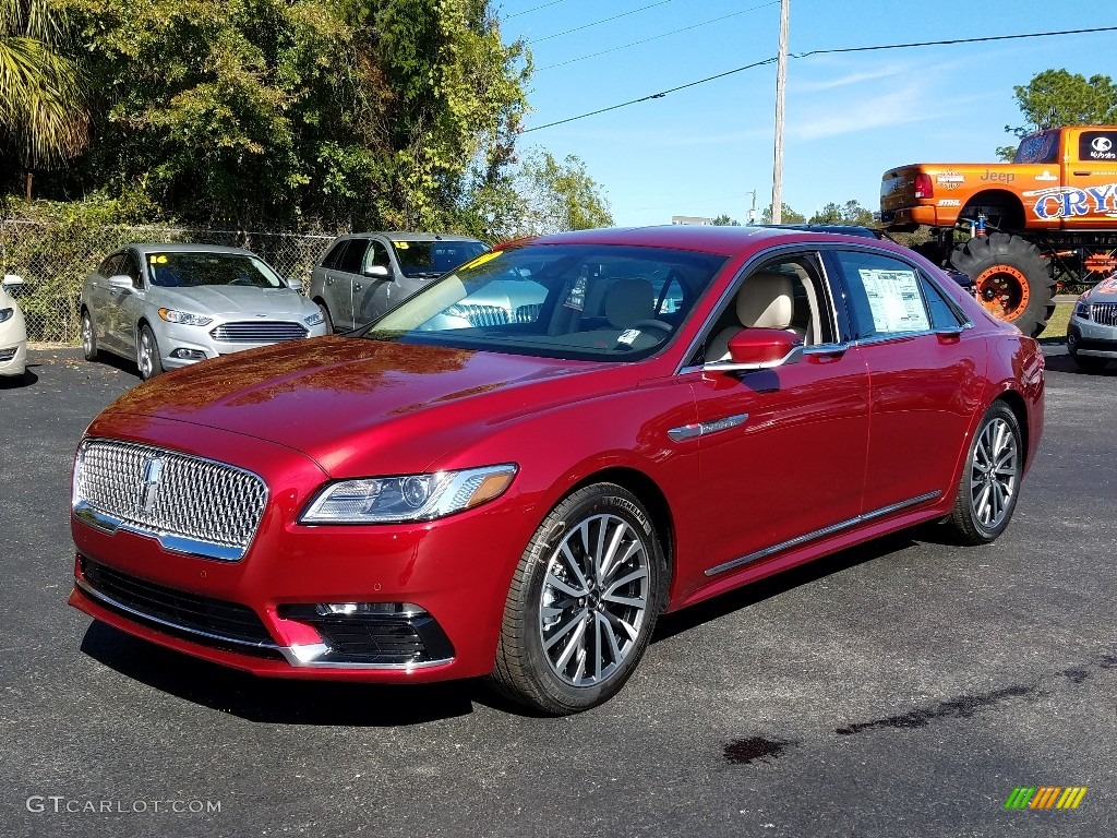 Ruby Red Metallic Lincoln Continental